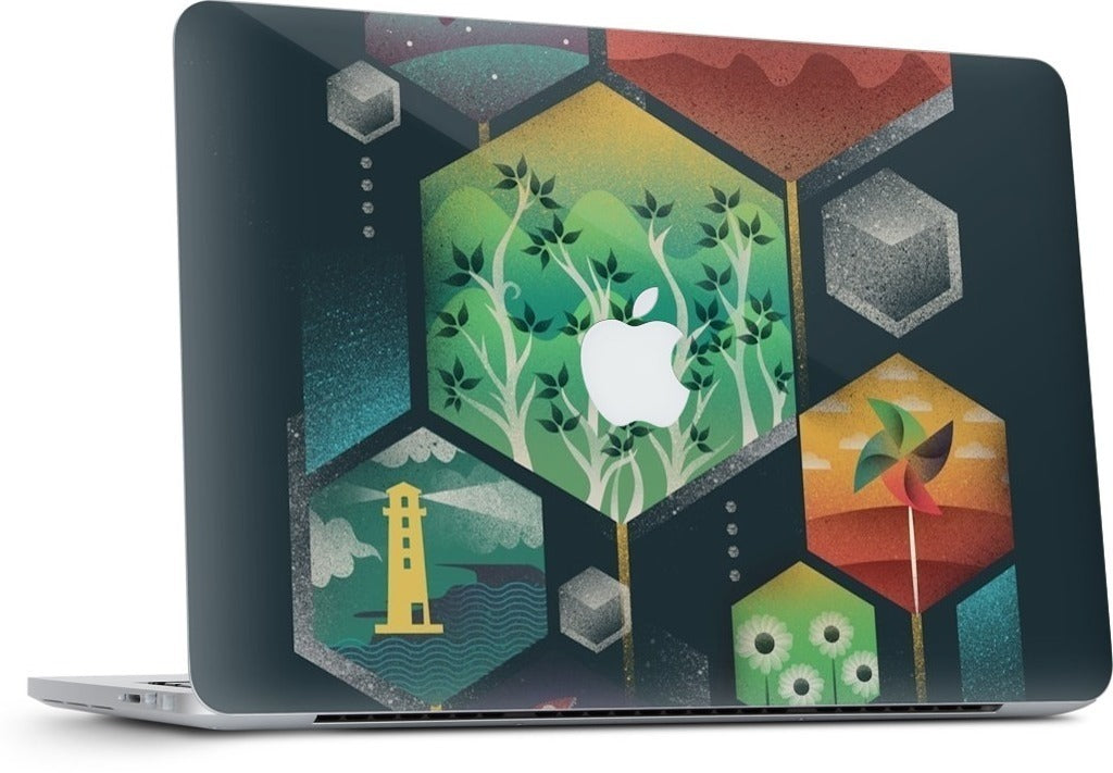 Geometrical Wonders MacBook Skin