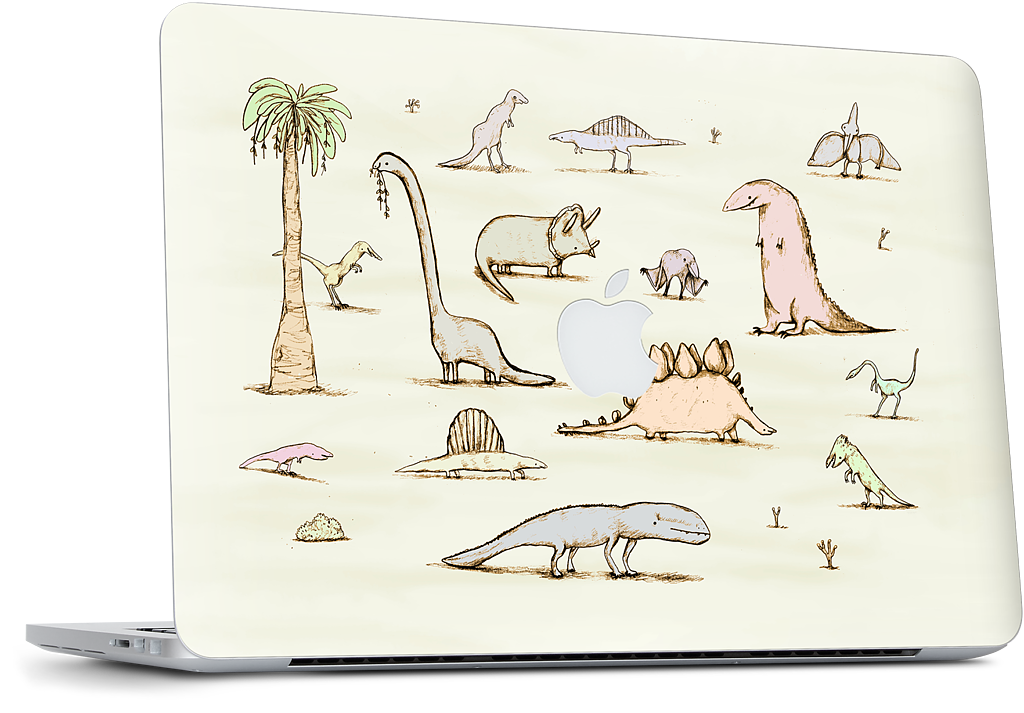 Dinosaurs MacBook Skin