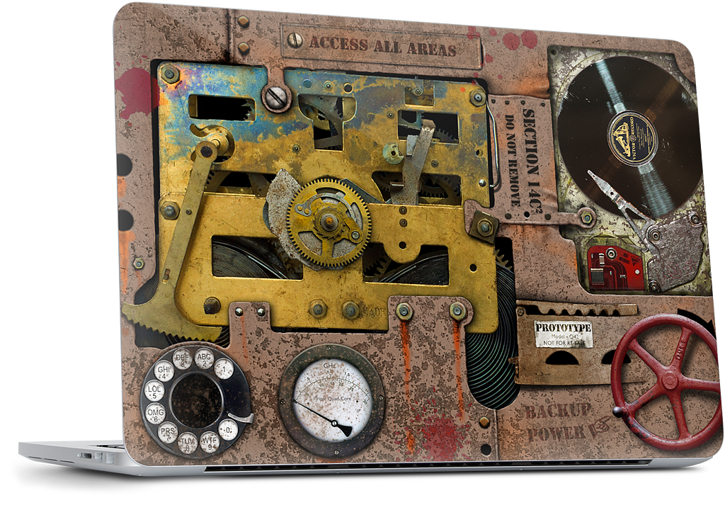 Steampunk MacBook Skin