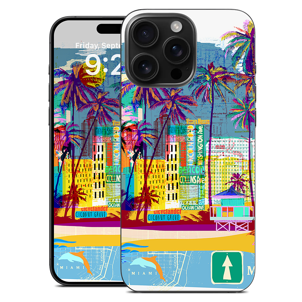 Miami iPhone Skin