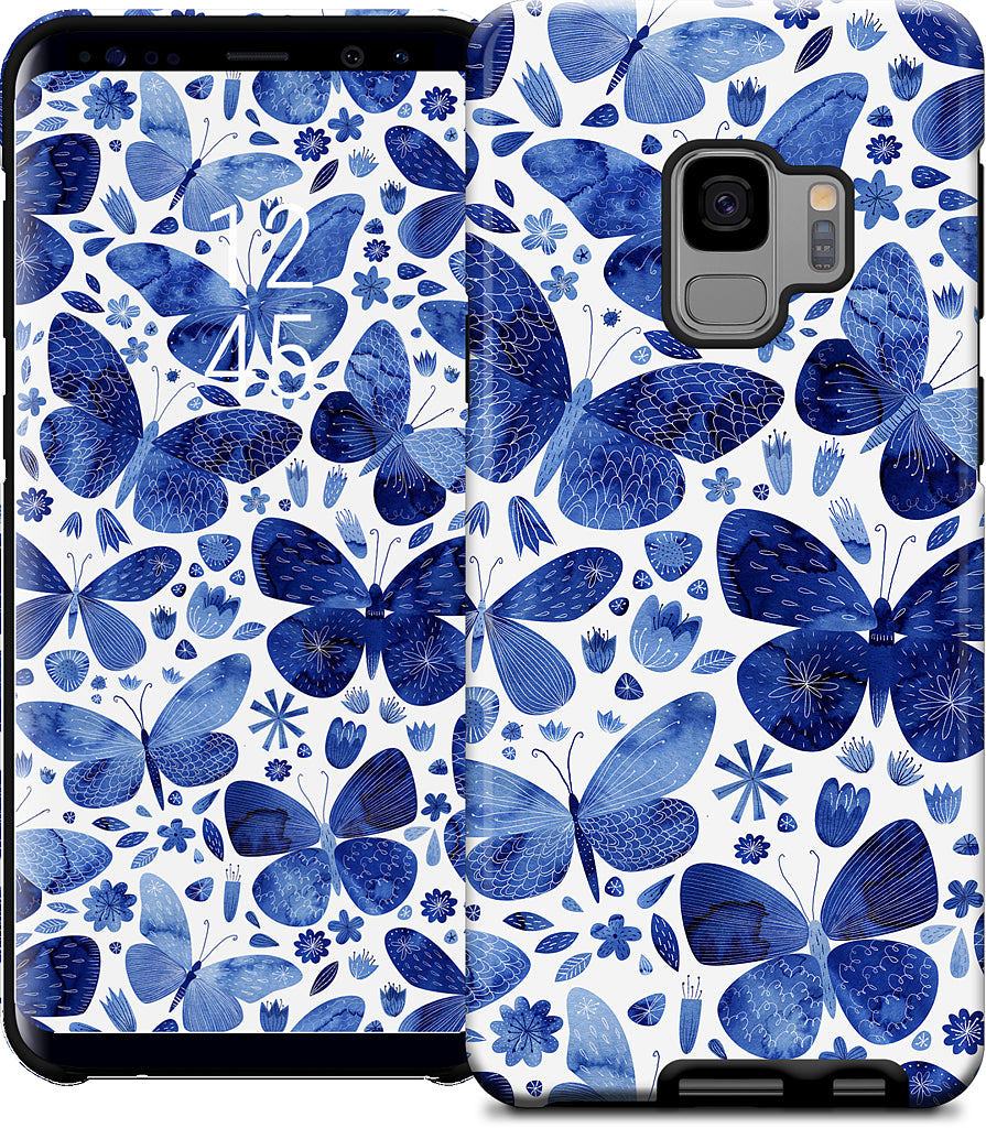 Blue Butterflies Samsung Case