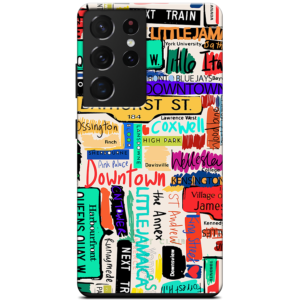 Toronto words Samsung Case