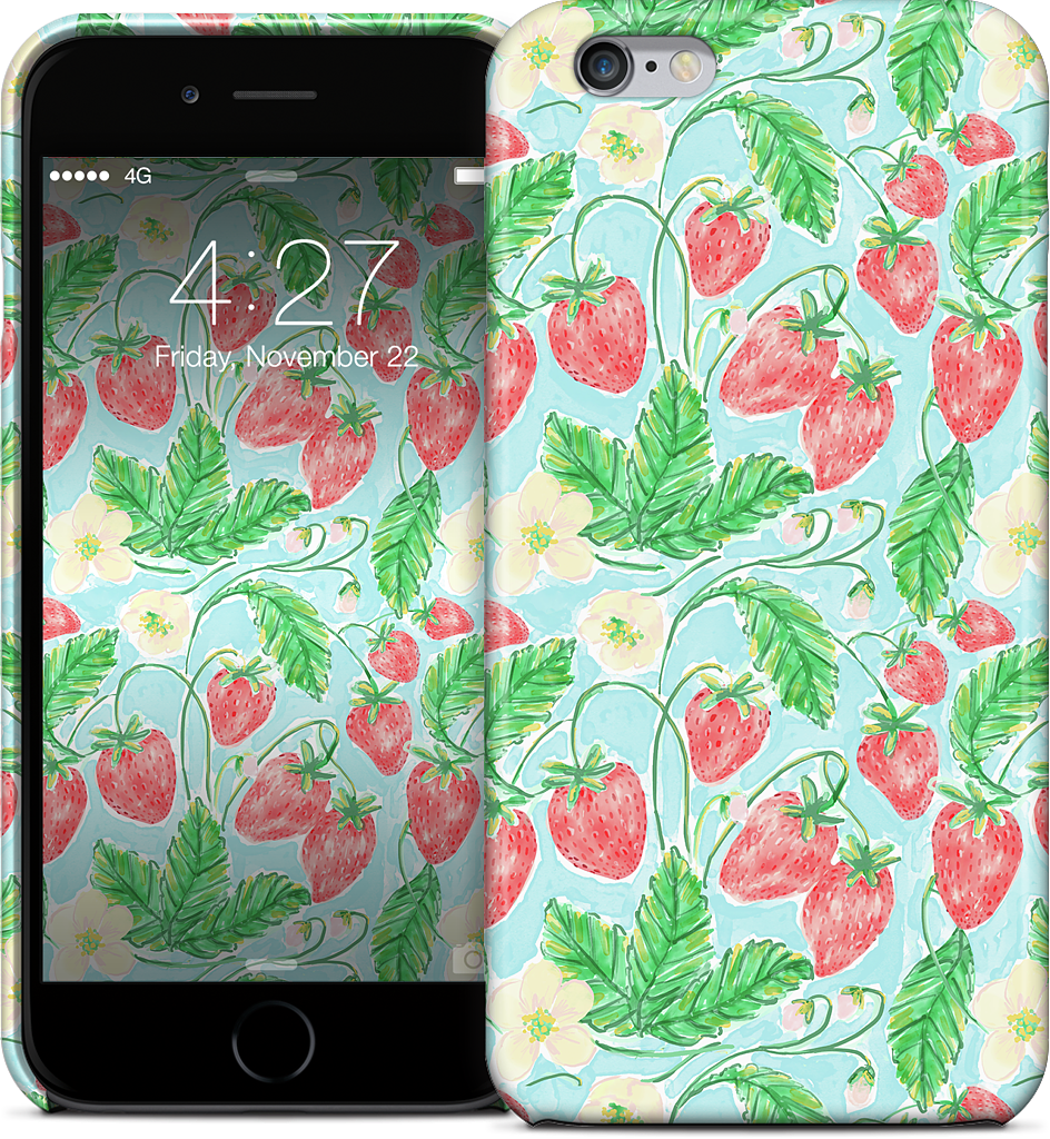 Wild Strawberries iPhone Case