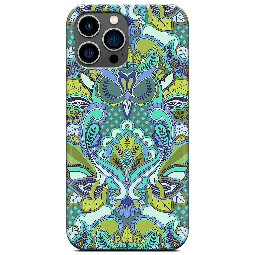 Owl Forget Me Not iPhone Case