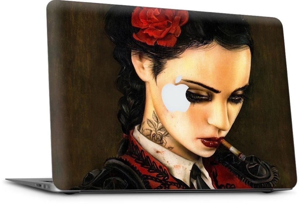 Bull Fight Her MacBook Skin