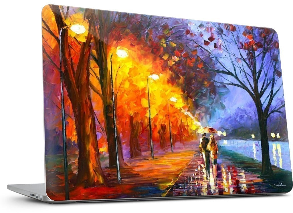 ALLEY BY THE LAKE by Leonid Afremov MacBook Skin