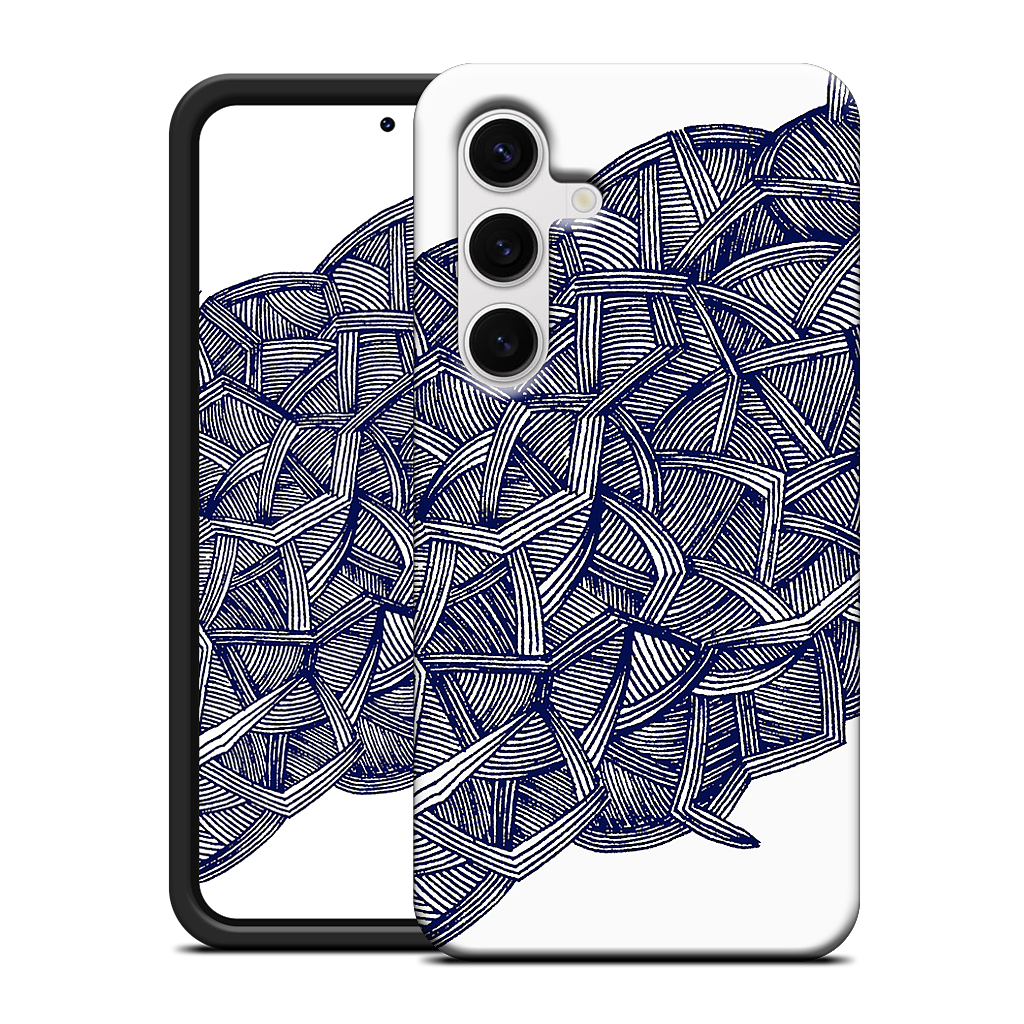 blue lines Samsung Case