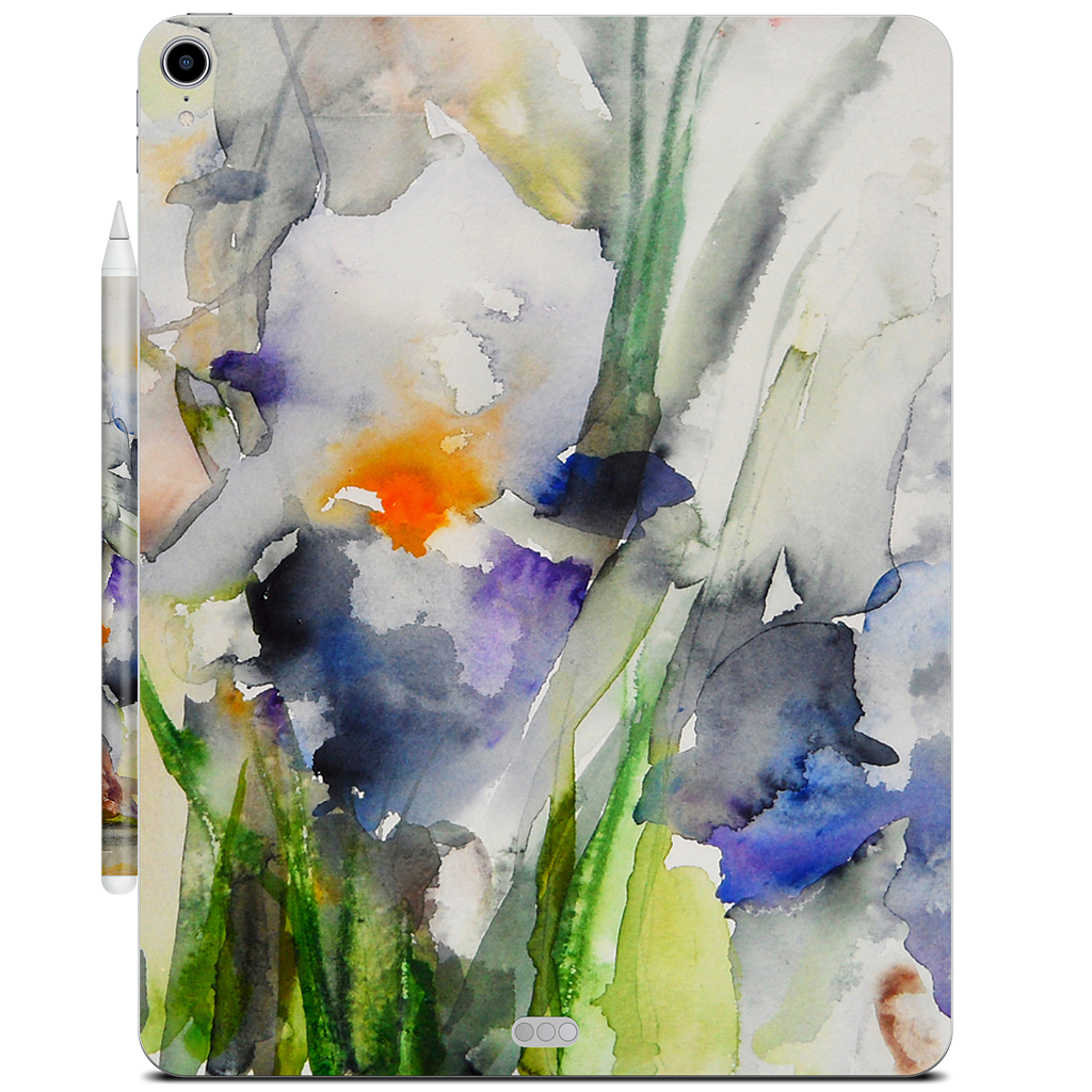 Blue Irises iPad Skin