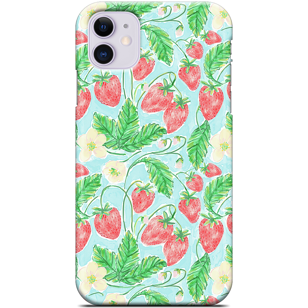 Wild Strawberries iPhone Case