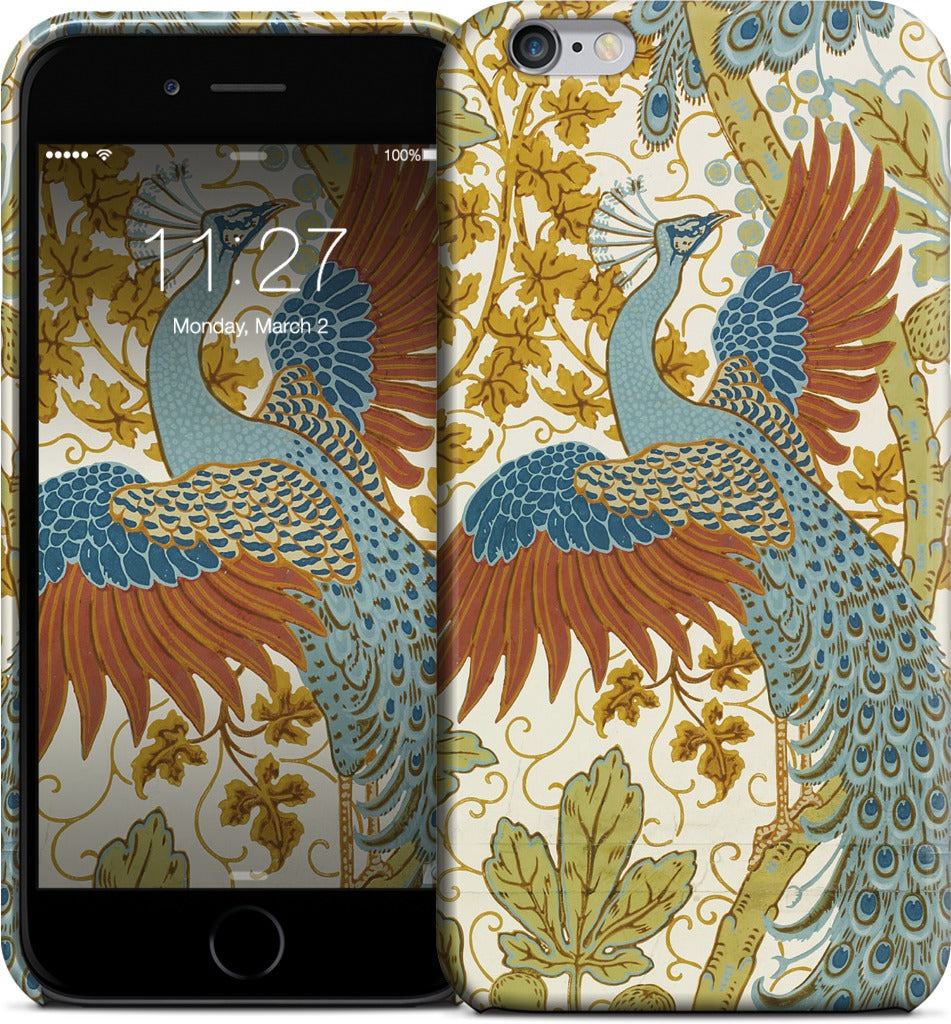 Fig and Peacock iPhone Case