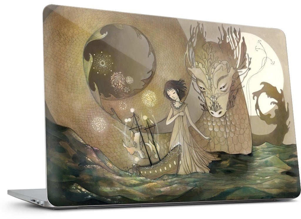 Water Dragon MacBook Skin