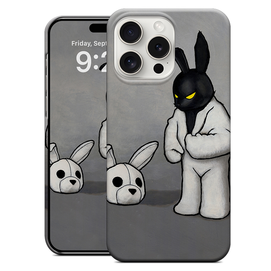 Black In White iPhone Case