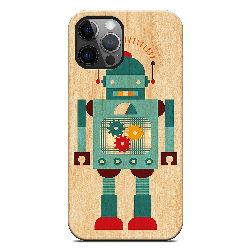 Blue Robot iPhone Case