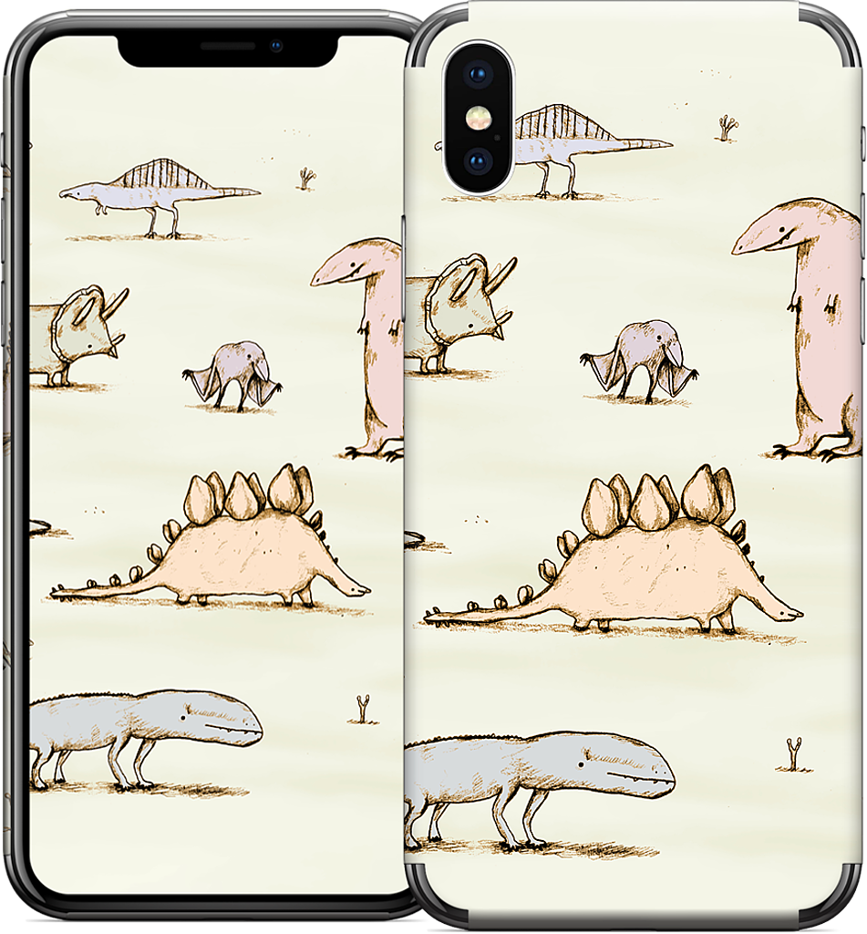 Dinosaurs iPhone Skin