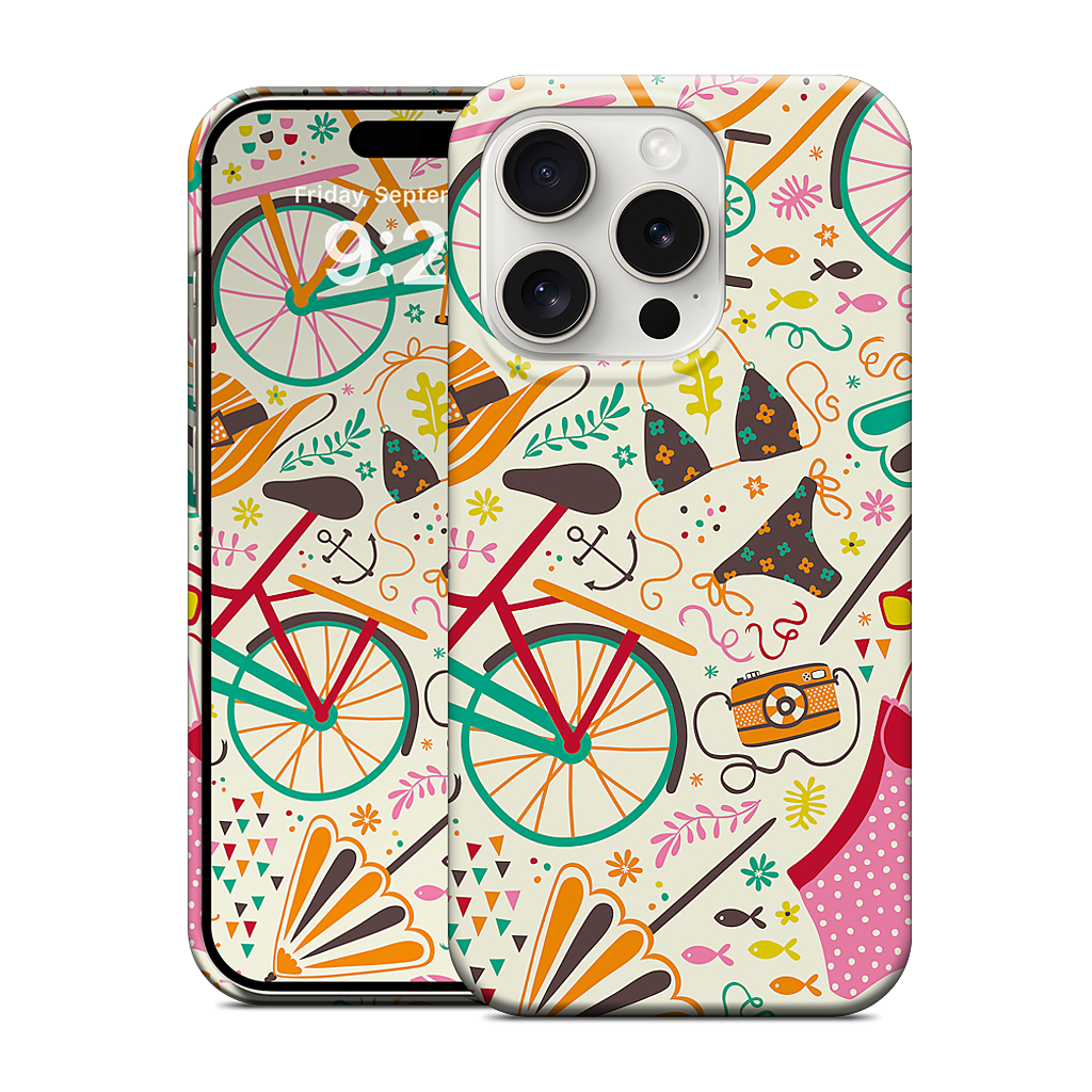 Seaside Cycle iPhone Case