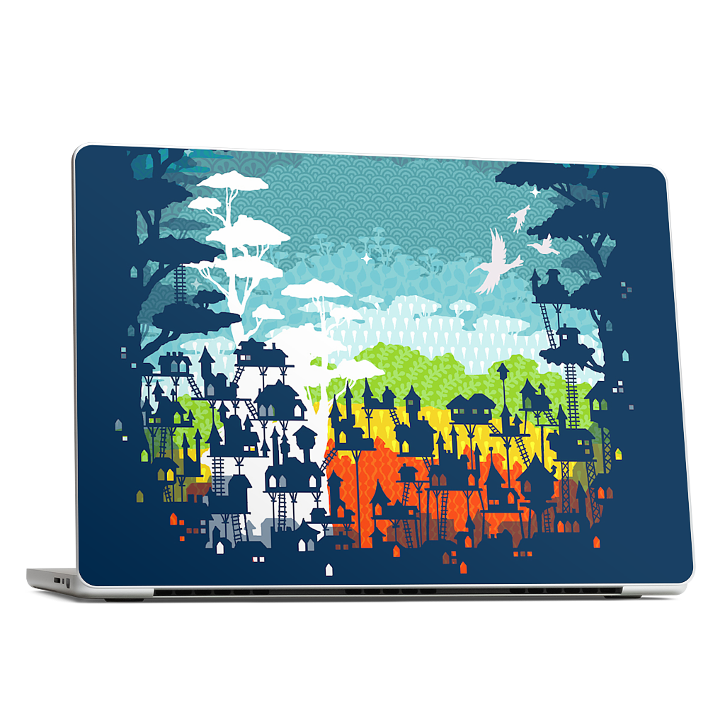 Rainforest City MacBook Skin