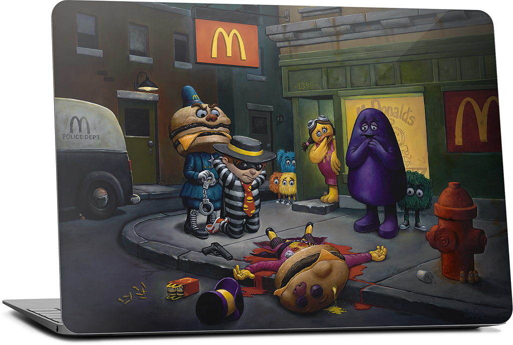 McCheese Gets Greased MacBook Skin