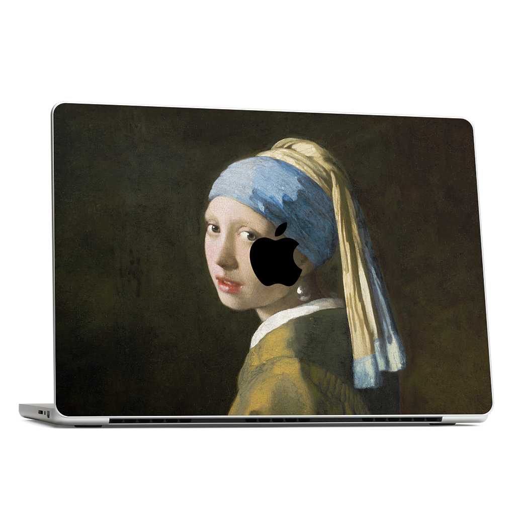 Girl with a Pearl Earring MacBook Skin