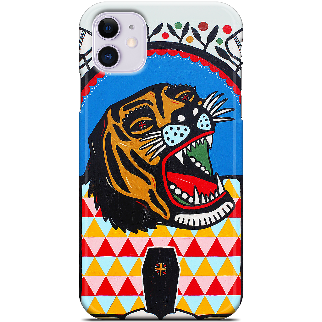 Tiger Coffin iPhone Case