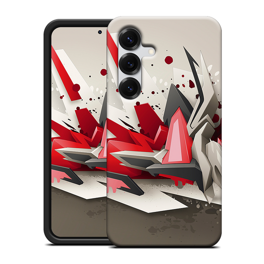 Red Metal Samsung Case