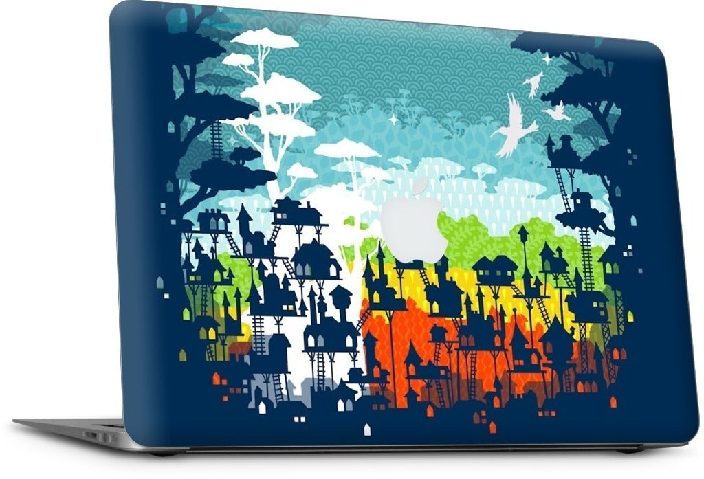 Rainforest City MacBook Skin