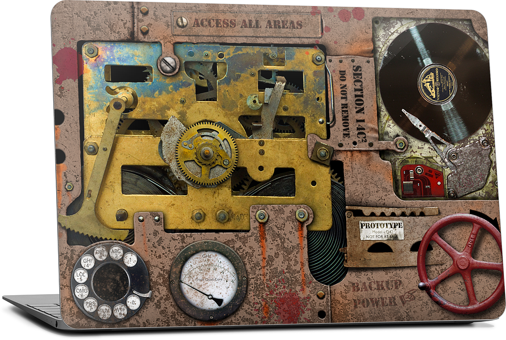 Steampunk MacBook Skin