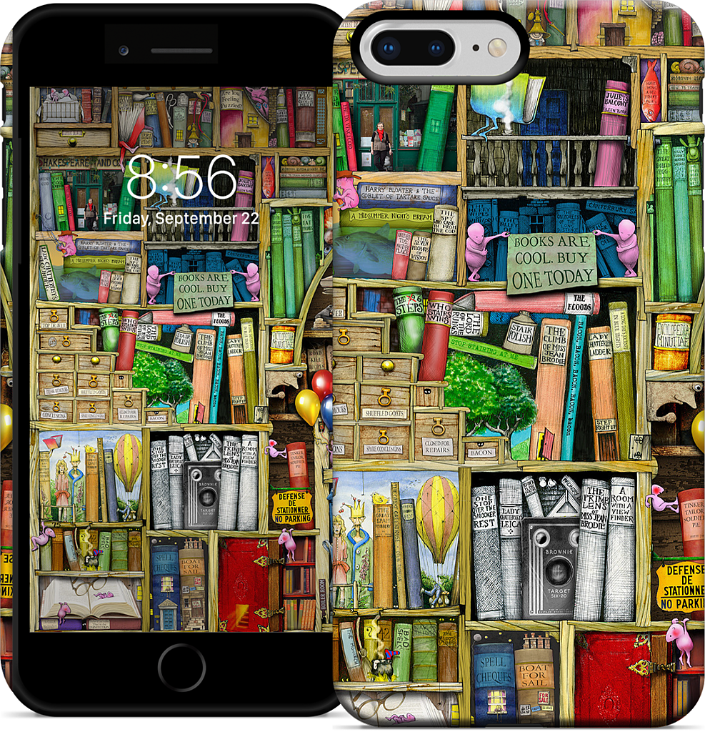 Bookshelf 2a iPhone Case