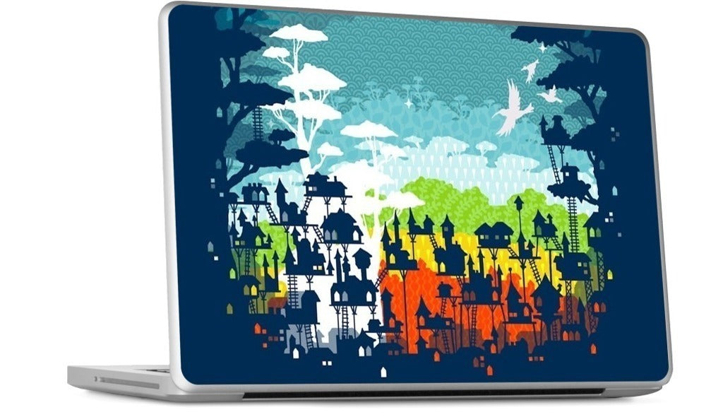 Rainforest City MacBook Skin