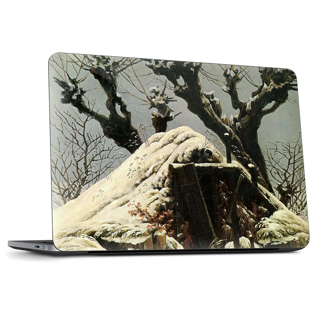 Snowy Cottage Dell Laptop Skin