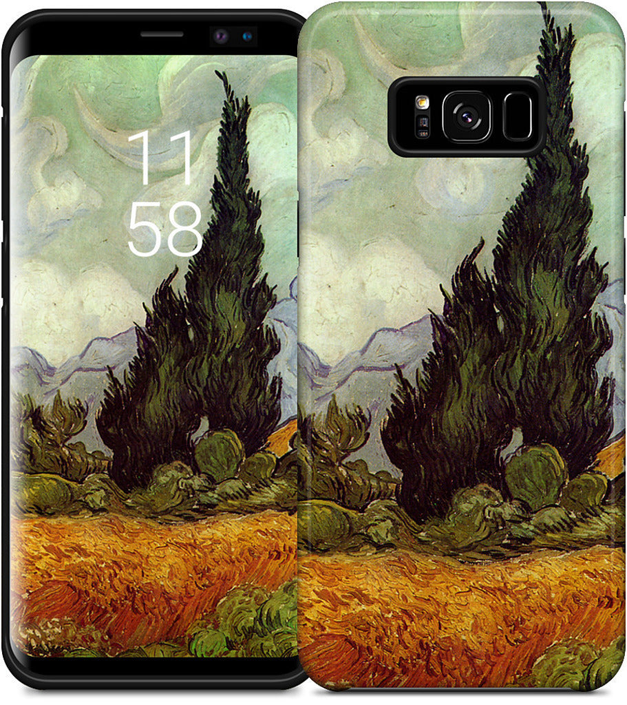 A Wheatfield with Cypresses Samsung Case