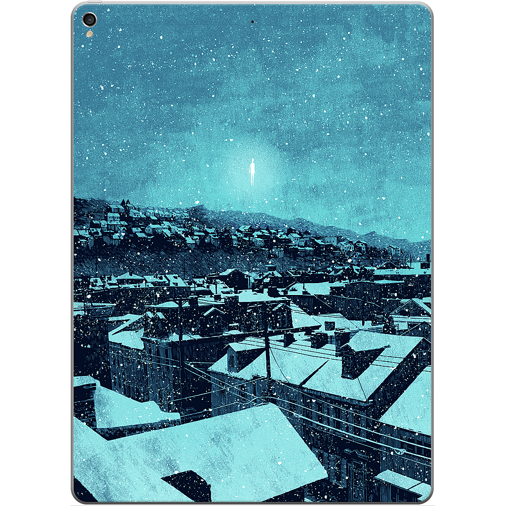 "we wait out the storm, and i am floored" iPad Skin