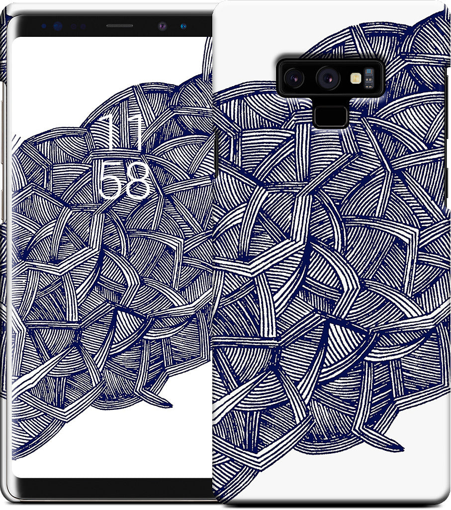 blue lines Samsung Case