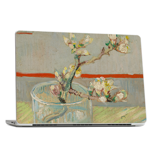 Spring of Flowering Almond in a Glass MacBook Skin