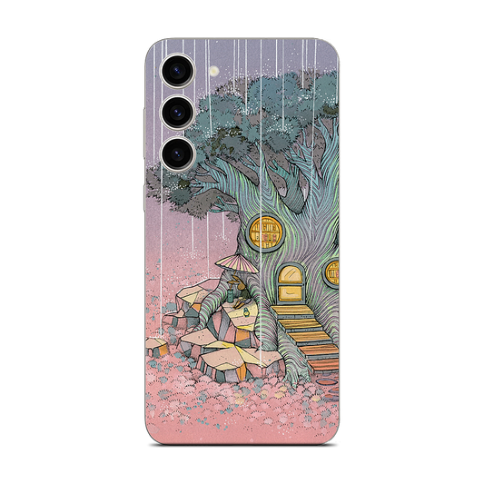 Rainy Day In The Library Samsung Skin