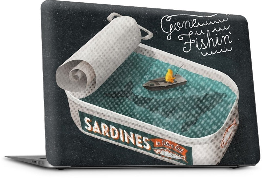 Gone Fishin' MacBook Skin