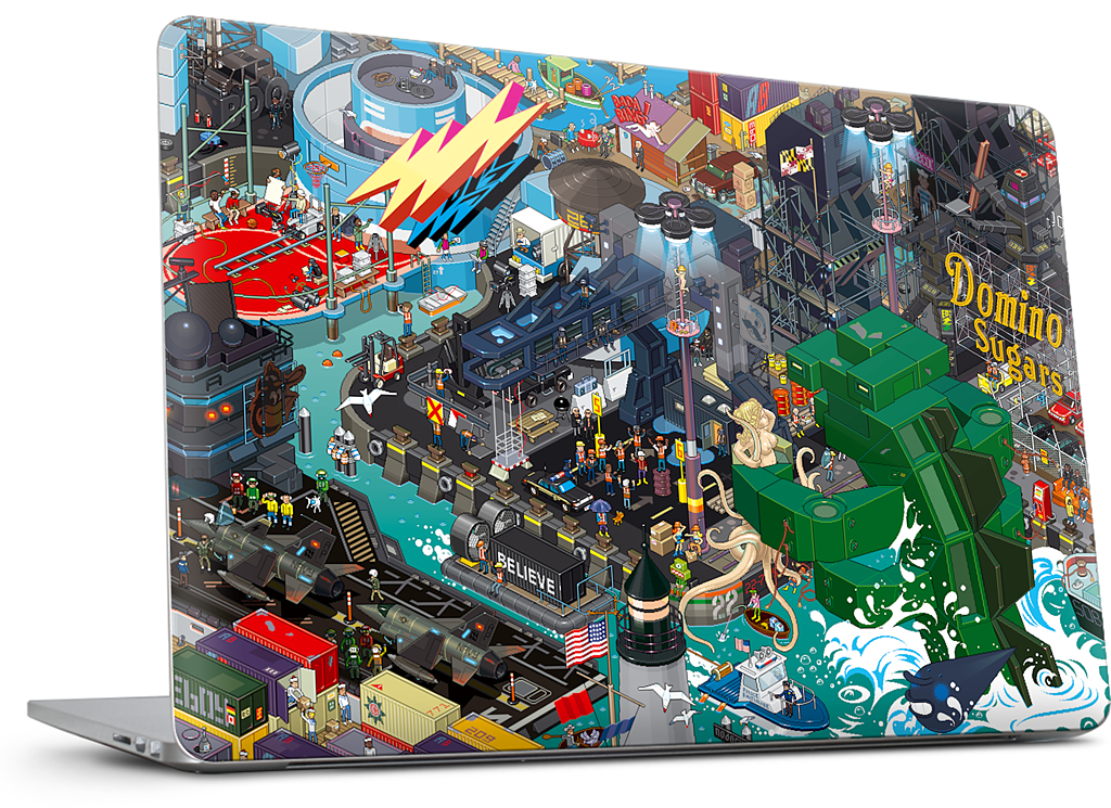 Baltimore Docks MacBook Skin
