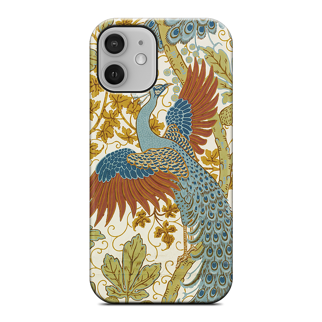 Fig and Peacock iPhone Case