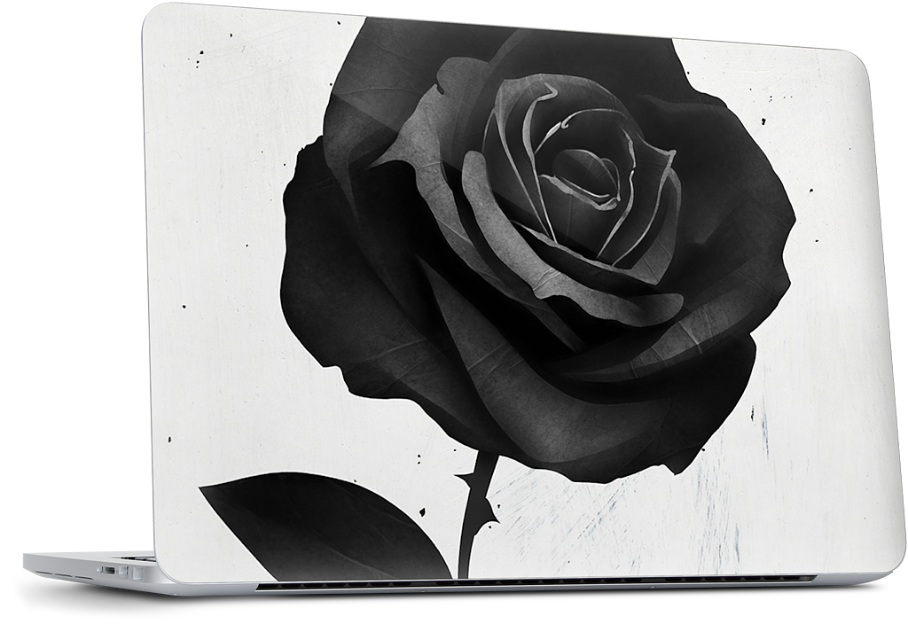 Fabric Rose MacBook Skin