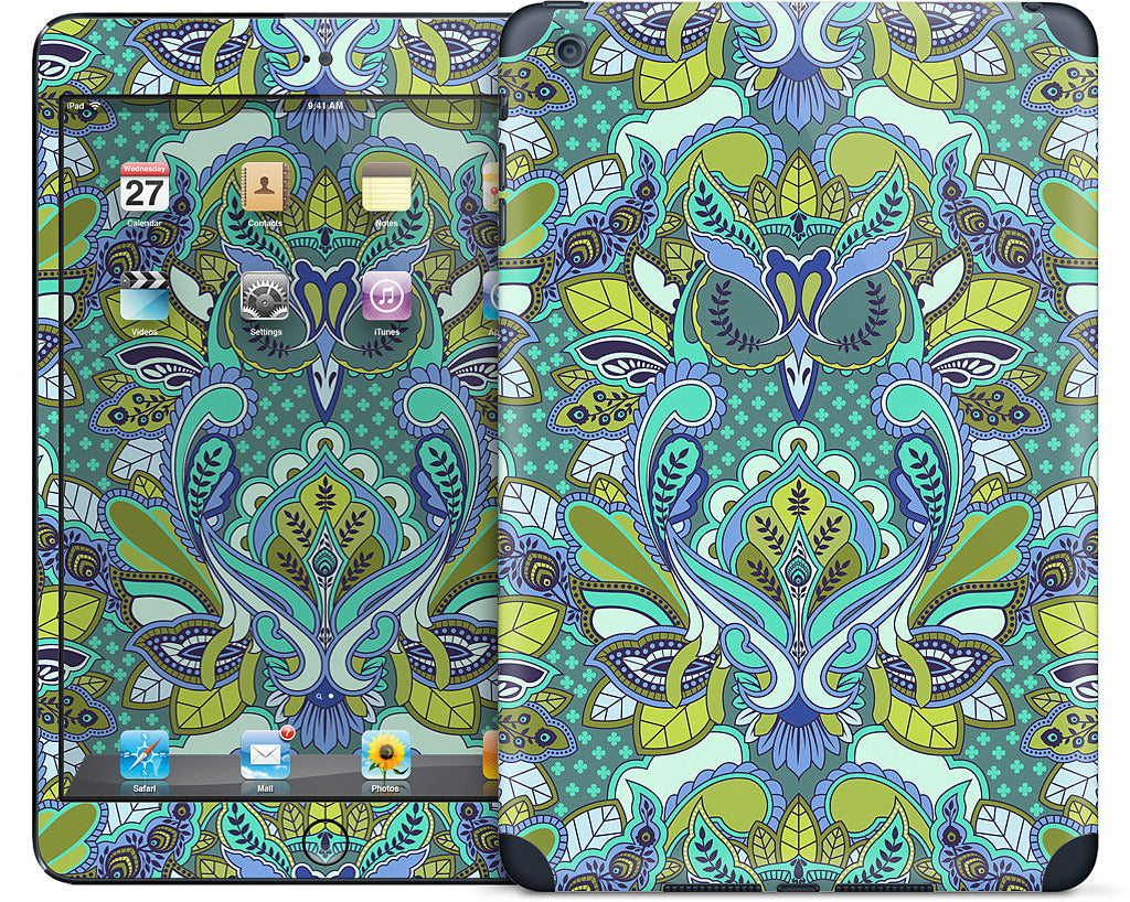 Owl Forget Me Not iPad Skin