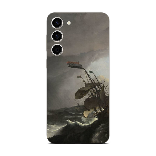 Warships During a Storm Samsung Skin