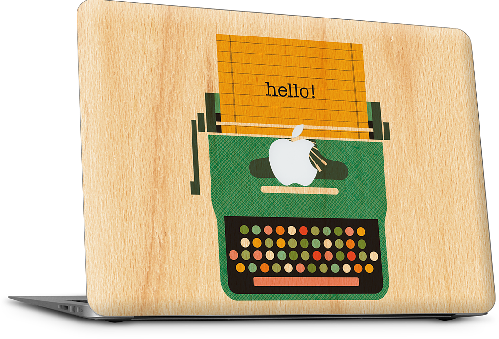 Typewriter MacBook Skin