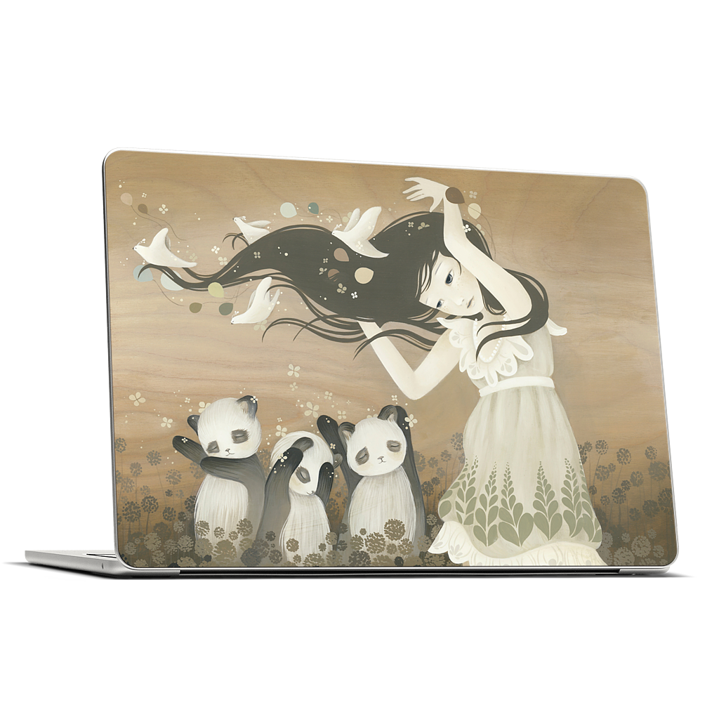 Leave The Hair And Go Free MacBook Skin