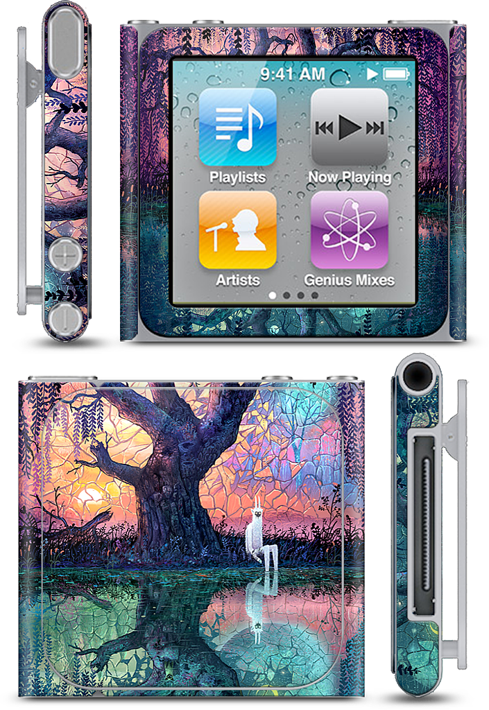 On the Banks of Broken Worlds iPod Skin