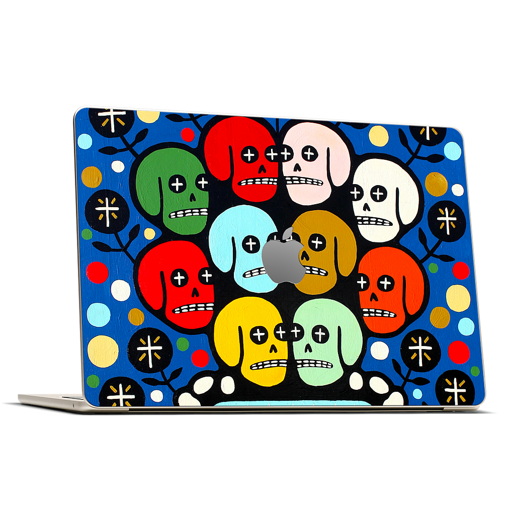 The Many Colors Of Death MacBook Skin