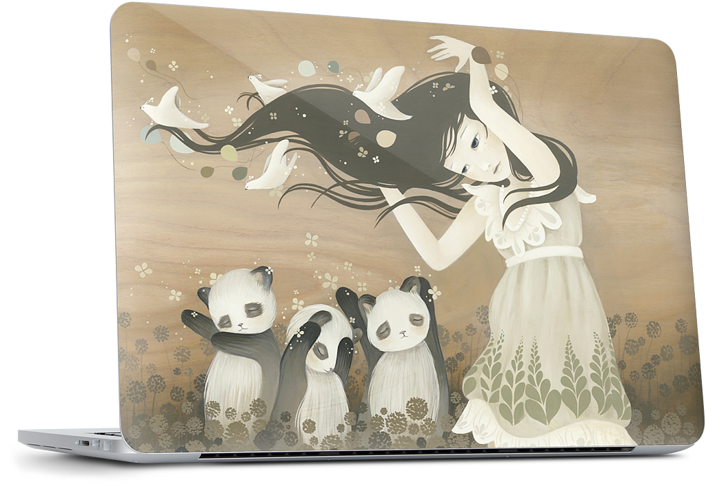 Leave The Hair And Go Free MacBook Skin