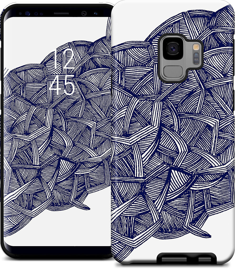blue lines Samsung Case