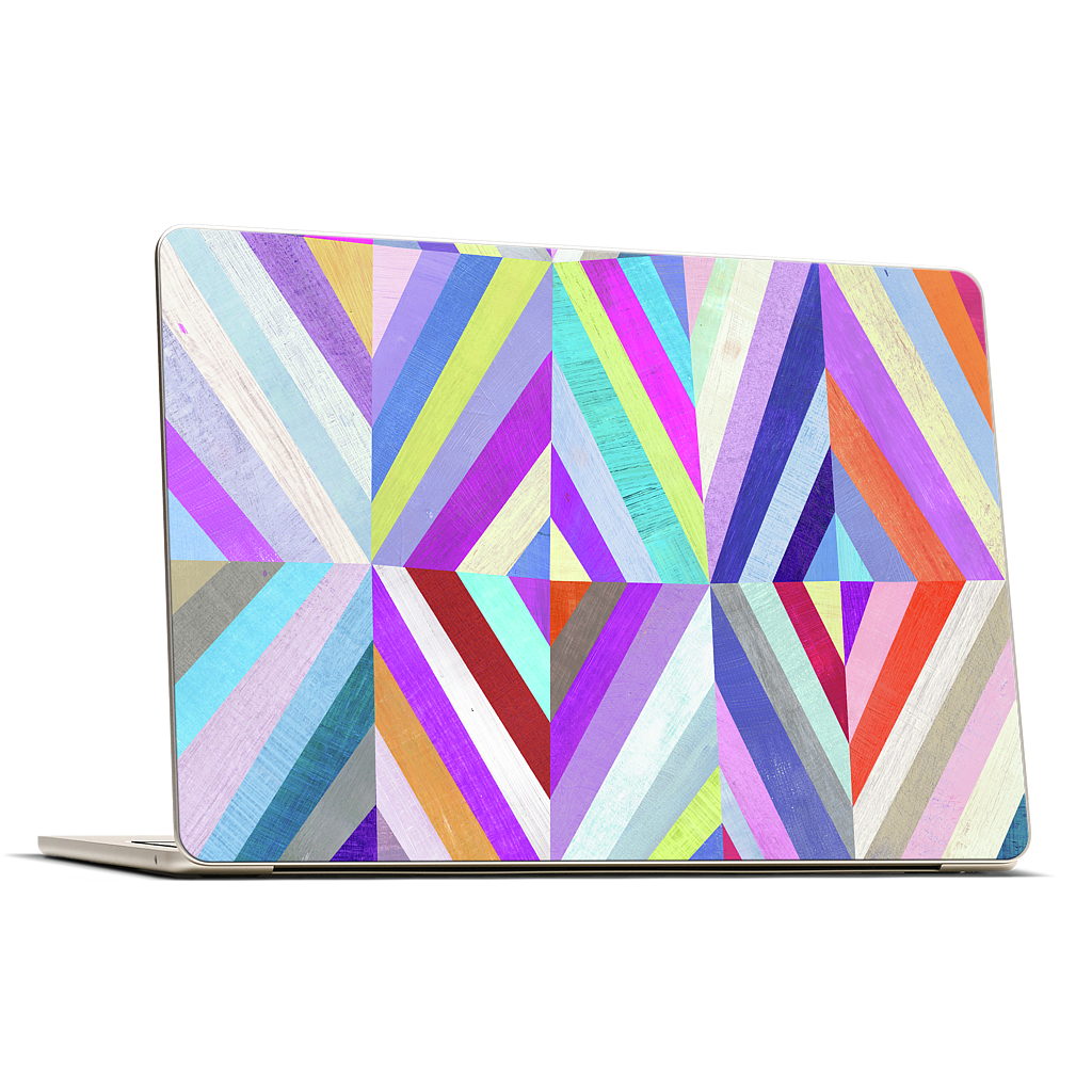 Purple Diamonds MacBook Skin