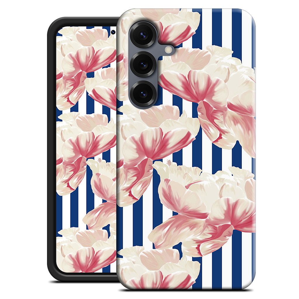 Stripe Floral Samsung Case