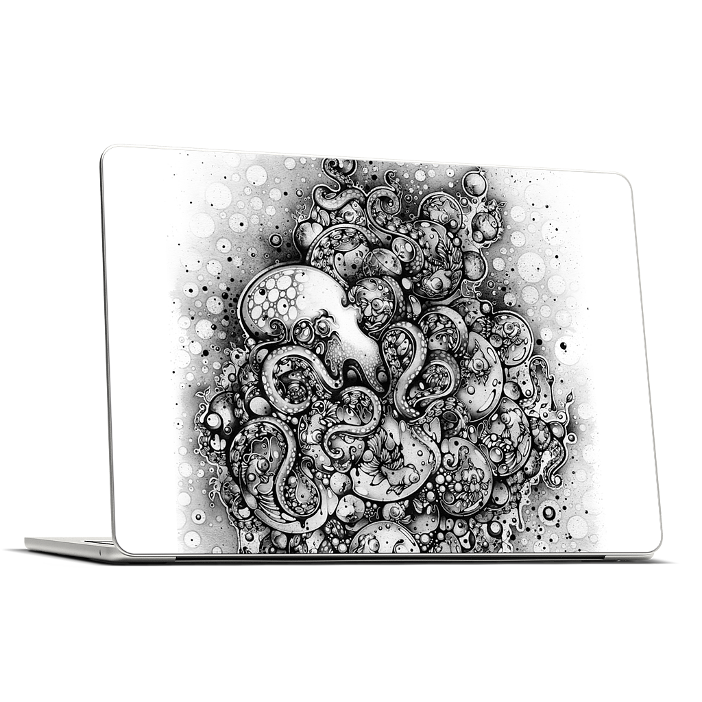 A Curious Embrace MacBook Skin