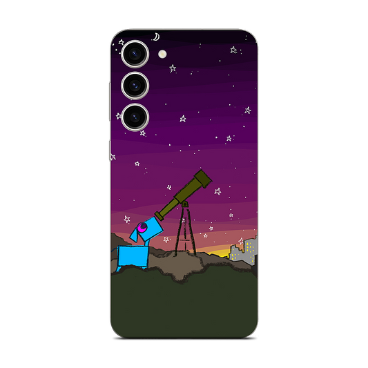 Space Dog Telescope Samsung Skin